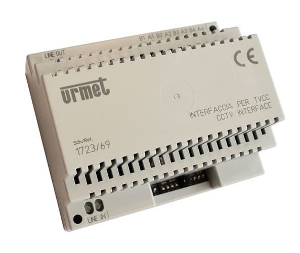 URMET - Interfaccia video per controllo fino a 4 telecamere TVCC kit 1723.