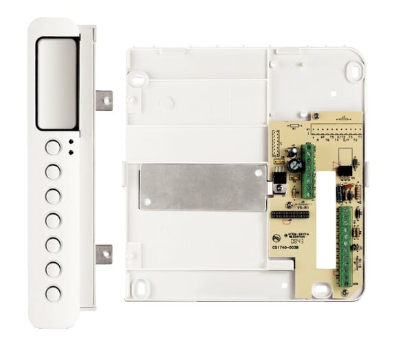 URMET - Staffa per videocitofono con 6 tasti e sistema Coax aggiuntivo, modello Signo.