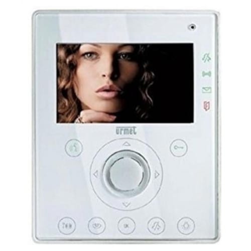 URMET - Frontale per modulo telecamera 1 pulsante, Sinthesi S2, sistema 2Voice - FRONT.1PULS.P/1748/22-1083/77