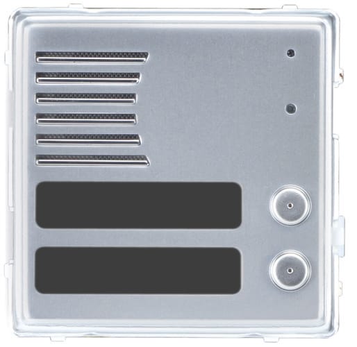 URMET - Posto esterno video, 2 pulsanti, mod. Sinthesi VPE col. c/2p 5 fili.