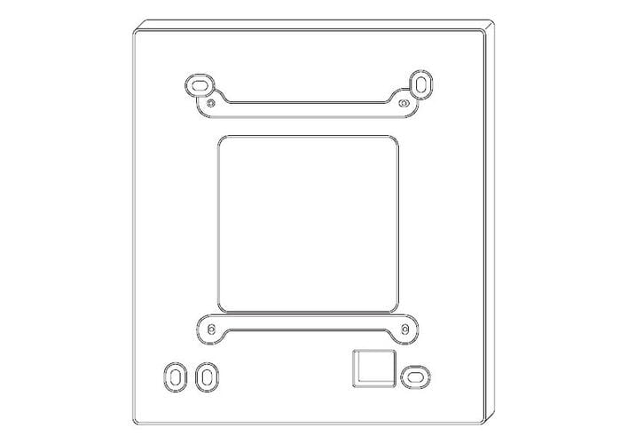 URMET - Cornice coprifilomuro per videocitofono a cornetta Mìro 1750.