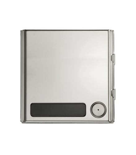 URMET - frontale modulo pulsanti 1 tasto per ur 1083 62 sinthesi steel