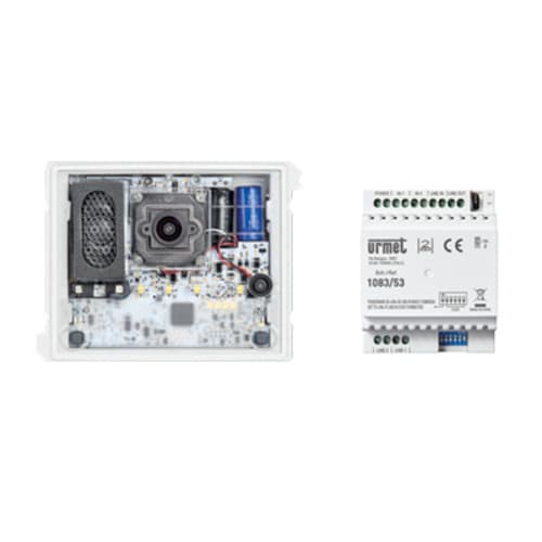 URMET - Kit colonna secondaria video 2Voice Alpha con distributore 4DIN.