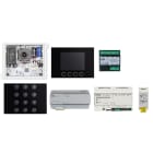 URMET - Kit base impianto video Alpha con Callme multiutenza, tastiera e display con rubrica, sistema 2Voice 2V.