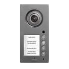 URMET - Pulsantiera Mikra Plus antivandalo con display a colori per 4 utenti e sistema 2 voice, 4 tasti.