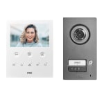 URMET - Kit monofamiliare video con pulsantiera Mikra2 e videocitofono vivavoce VOG5, sistema 2Voice - KIT 2V MONOFAM MIKRA-VOG5.