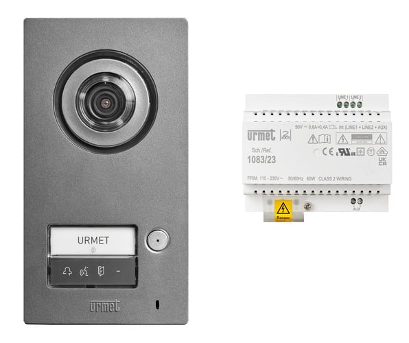 URMET - Kit base Mikra2 monofamiliare 2Voice. 1784/801