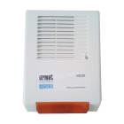 URMET - Sirena esterna autoalimentata con lampeggiante e batteria ricaricabile 7.2V, 1055