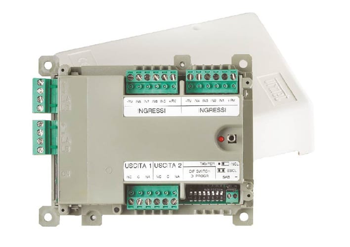 URMET - Scheda di espansione filare con 8 ingressi e 2 uscite su BUS di comunicazione, 1063.
