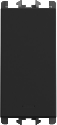 URMET - Interruttore morsetti innesto rapido 1 modulo 1P 10AX Lybra Nero 27001.N