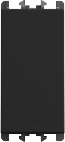 URMET - Deviatore morsetti innesto rapido 1 modulo 1P 10AX Lybra Nero 27003.N