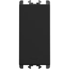 URMET - Deviatore morsetti innesto rapido 1 modulo 1P 10AX Lybra Nero
