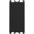 URMET - Pulsante retroilluminato morsetti innesto rapido 1 modulo 1P 10A Lybra Nero