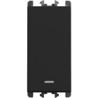 URMET - Interruttore retroilluminato morsetti a vite 1 modulo 1P 10AX Lybra Nero 27101L.N