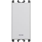 URMET - Interruttore retroilluminato con funzione individuazione stato carico morsetti a vite 1 modulo 1P 10AX Lybra Alluminio