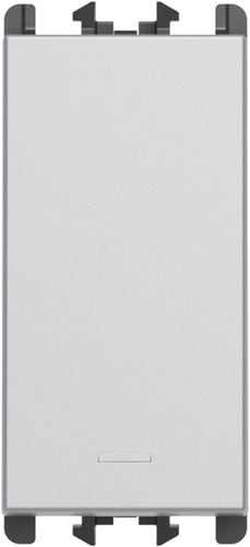 URMET - Deviatore morsetti a vite 1 modulo 1P 10AX Lybra Alluminio