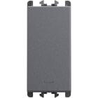 URMET - Deviatore morsetti a vite 1 modulo 1P 10AX Lybra Titanio 27103.TT