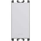 URMET - Deviatore retroilluminato morsetti a vite 1 modulo 1P 10AX Lybra Alluminio
