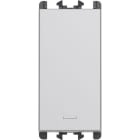 URMET - Pulsante retroilluminato morsetti a vite 1 modulo 1P 10A Lybra Alluminio