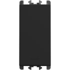 URMET - Pulsante retroilluminato morsetti a vite 1 modulo 1P 10A Lybra Nero