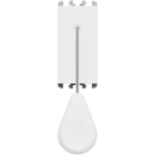 URMET - Pulsante a tirante con 15 m cordone e pomello morsetti a vite 1 modulo 1P NO 10A Lybra Bianco