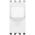 URMET - Sensore IR con simulatore di presenza morsetti a vite 230Vac 6A 1 modulo Lybra Bianco