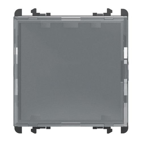 URMET - Pulsante targa portanome illuminabile morsetti a vite 2 moduli Nea 1P NO 10A Lybra Bianco 27128/2.B