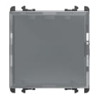 URMET - Pulsante targa portanome illuminabile morsetti a vite 2 moduli Nea 1P NO 10A Lybra Bianco 27128/2.B