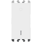 URMET - Interruttore morsetti a vite 1 modulo 2P 16AX Lybra Bianco