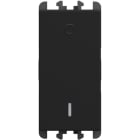 URMET - Interruttore morsetti a vite 1 modulo 2P 16AX Lybra Nero 27162.N