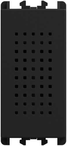 URMET - Suoneria morsetti a vite 1 modulo 12Vca Lybra Nero 27250.N