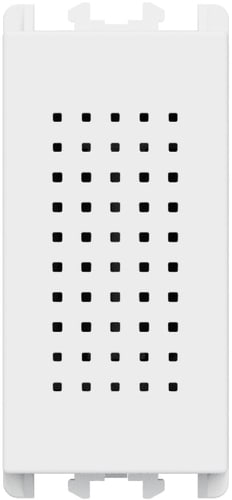 URMET - Ronzatore morsetti a vite 1 modulo 12Vac Lybra Bianco 27255.B