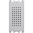 URMET - Suoneria morsetti a vite 1 modulo 230Vca Lybra Alluminio 27260.AL