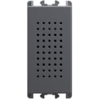 URMET - Ronzatore morsetti a vite 1 modulo 230Vac Lybra Titanio 27265.TT