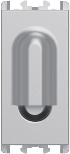 URMET - Passacavo 1 modulo Lybra Alluminio
