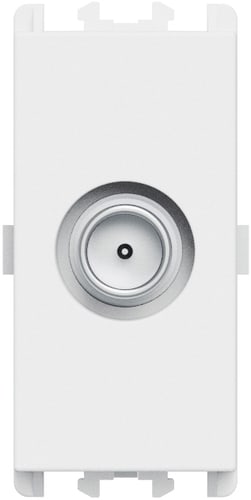 URMET - Presa TV diretta maschio 1 modulo attenuazione 05 dB Lybra Bianco 27401.B