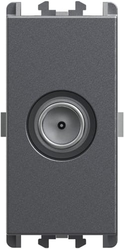 URMET - Presa TV diretta maschio 1 modulo attenuazione 05 dB Lybra Titanio 27401.TT