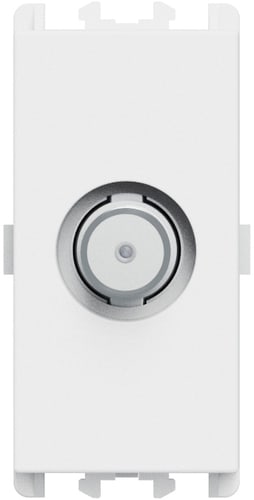 URMET - Presa diretta SAT femmina 1 modulo attenuazione 05 dB Lybra Bianco