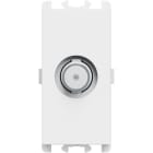 URMET - Presa diretta SAT femmina 1 modulo attenuazione 05 dB Lybra Bianco