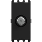 URMET - Presa diretta SAT femmina 1 modulo attenuazione 05 dB Lybra Nero