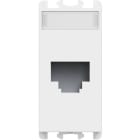 URMET - Frontalino con attacco Keystone 1 modulo Lybra Bianco