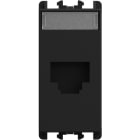 URMET - Frontalino con attacco Keystone 1 modulo Lybra Nero