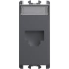 URMET - Frontalino con attacco Keystone 1 modulo Lybra Titanio 27445.TT