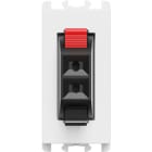 URMET - Presa Hi-Fi per altoparlante 1 modulo Lybra Bianco 27460.B