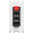 URMET - Presa Hi-Fi per altoparlante 1 modulo Lybra Bianco