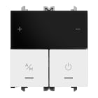 URMET - Termostato Wi-Fi con supporto 3 moduli per scatola 503 230V Lybra Bianco