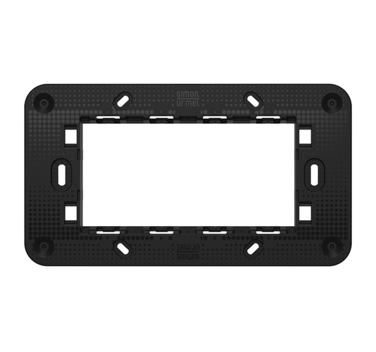 URMET - Supporto ribassato 4 moduli con viti Lybra