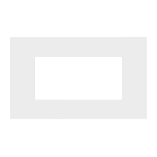 URMET - Placca 4 moduli Lybra tecnopolimero Bianco