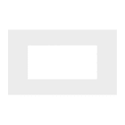 URMET - Placca 4 moduli Lybra tecnopolimero Bianco