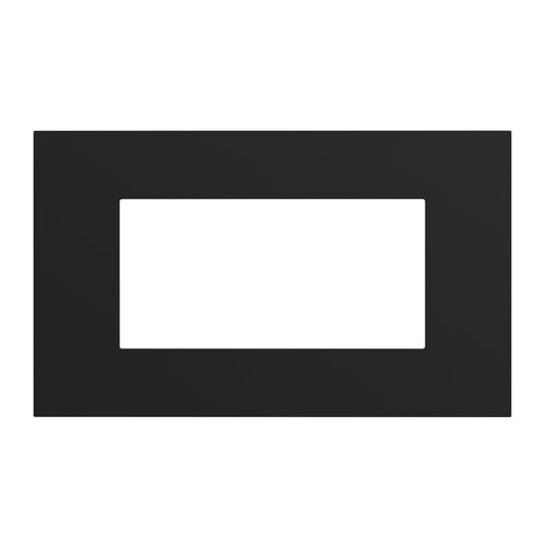 URMET - Placca 4 moduli Lybra tecnopolimero Nero 27804.NR